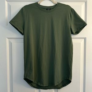 Letaotao Men’s Green Short Sleeve Tee Medium